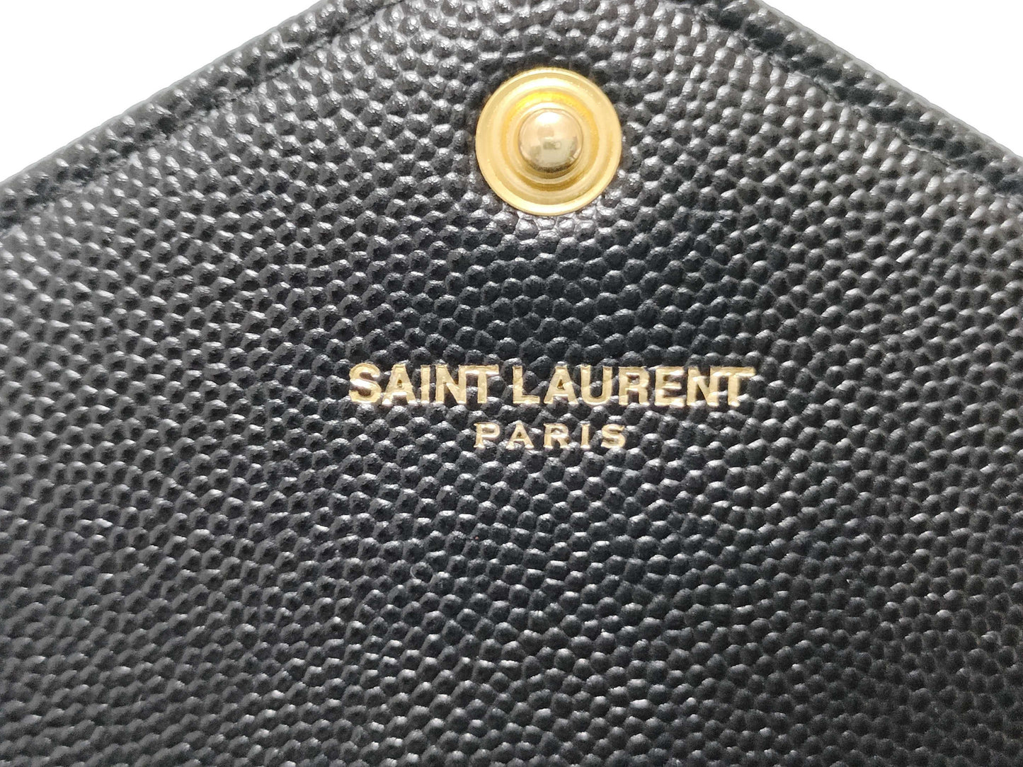 SAINT LAURENT Yves Saint Laurent Caviar Leather Chain Shoulder Bag with YSL Hardware