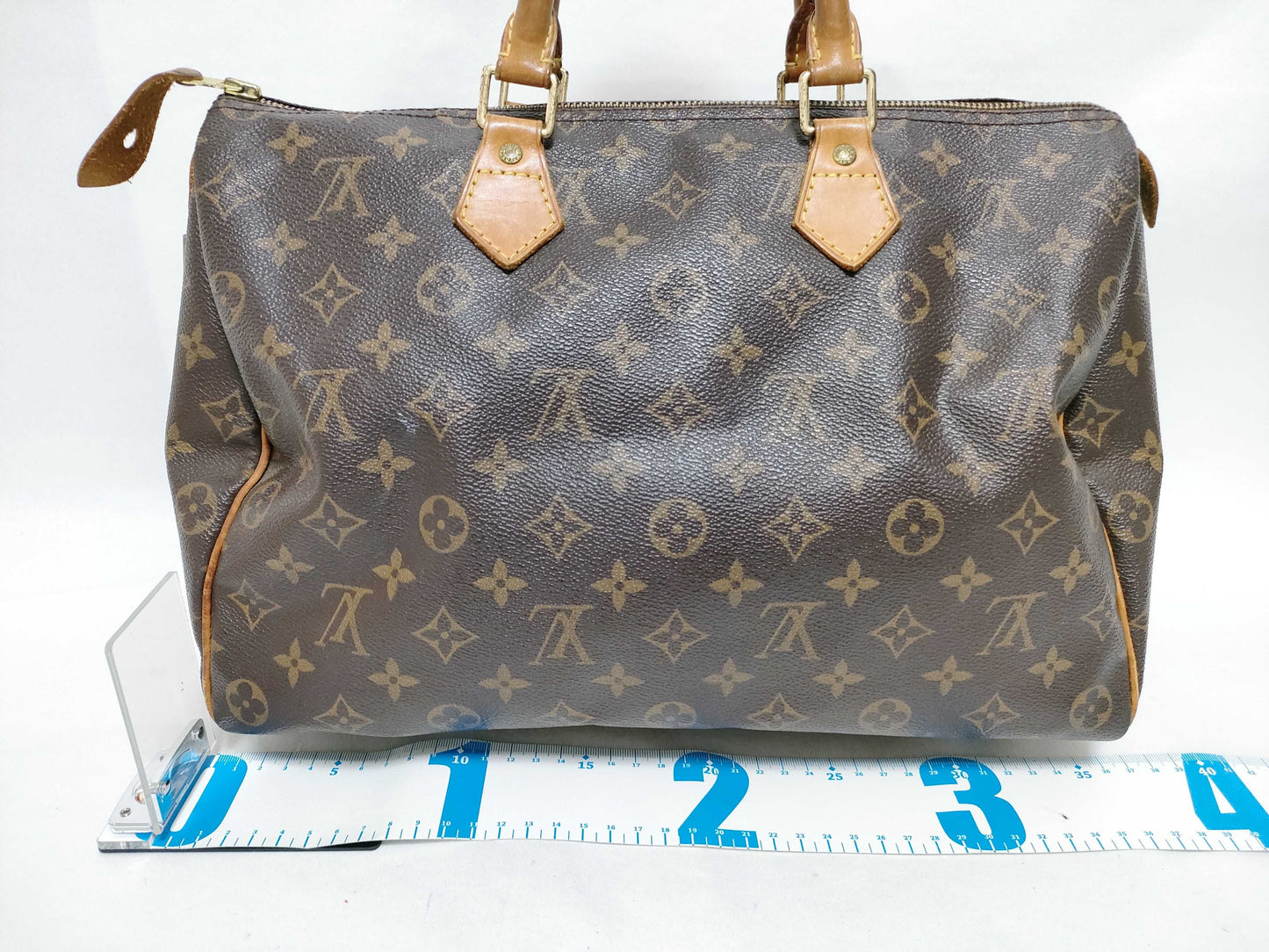 LOUIS VUITTON M41524 Monogram Louis Vuitton Monogram Speedy 35 Boston Bag Handbag