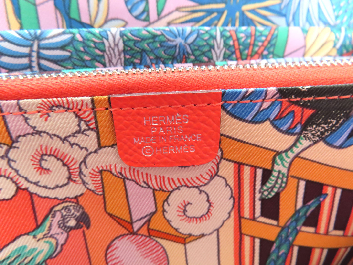 HERMES HERMES Azap Unused Hermes Azap Silkin Long Wallet