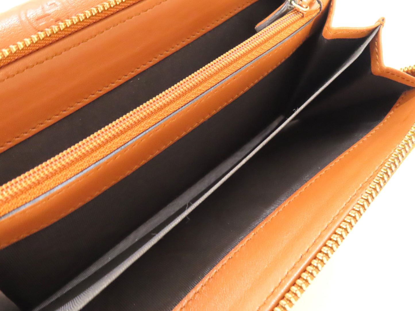 GUCCI GUCCI Guccissima 347112 Leather Long Wallet