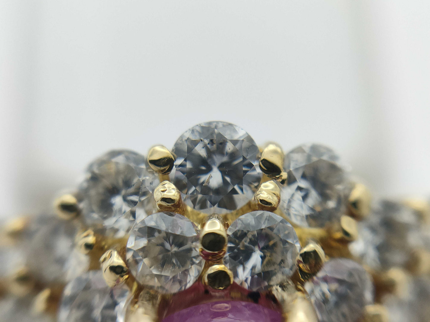 Ponte Vecchio SR2.36ct D1.37ct K18 5.0g Ring