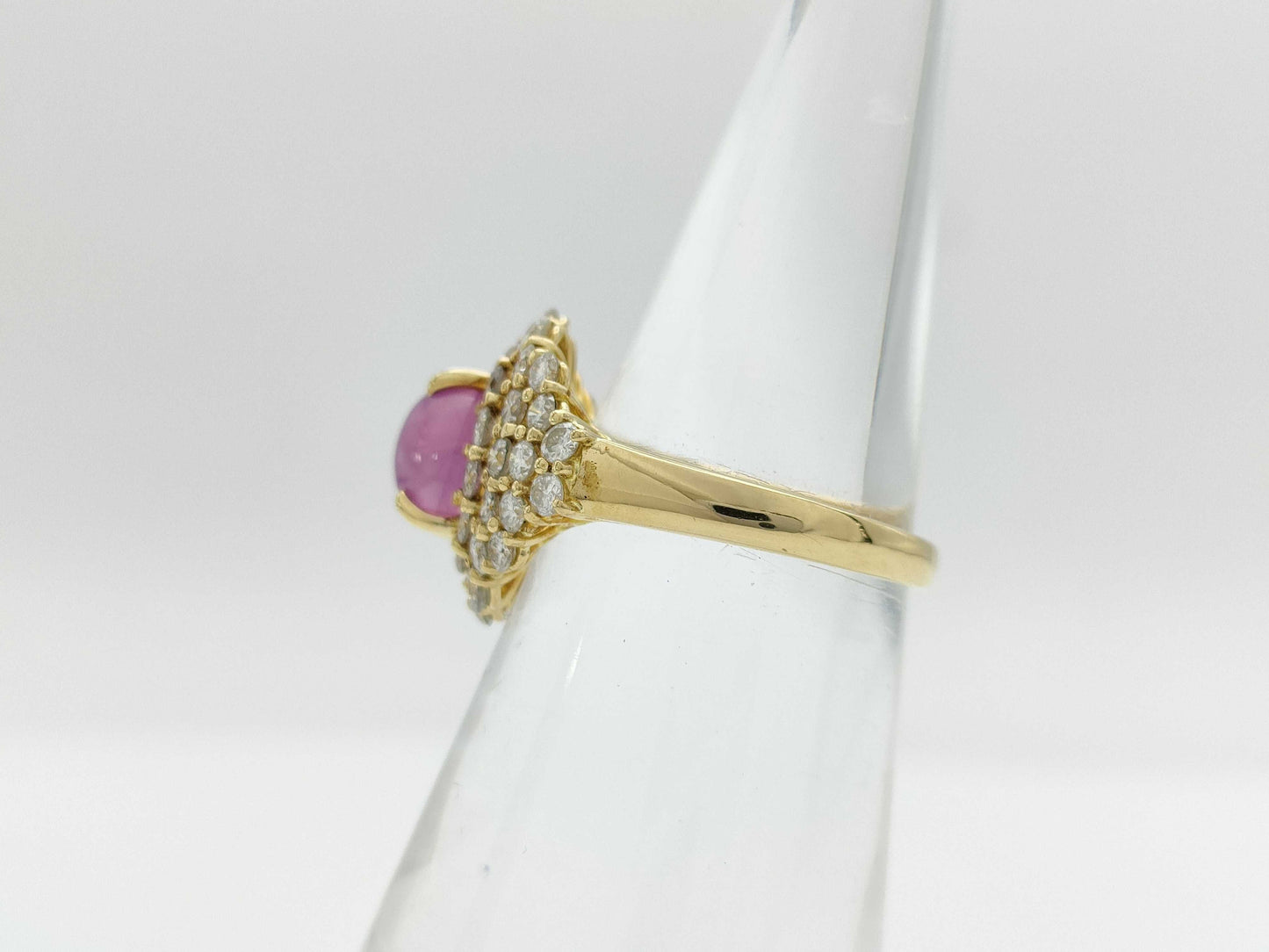 Ponte Vecchio SR2.36ct D1.37ct K18 5.0g Ring