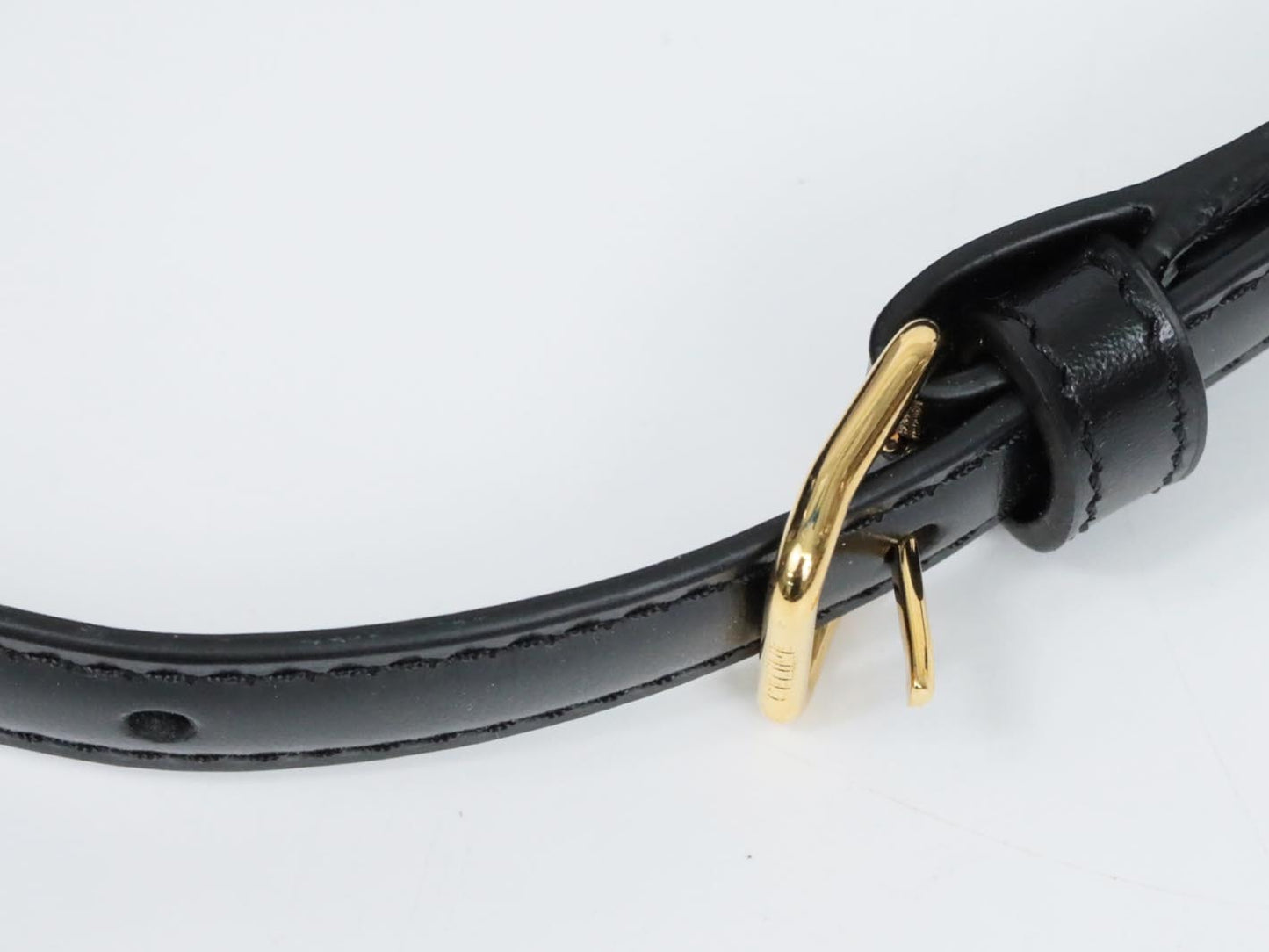 CELINE Triomphe Calfskin Shoulder Bag