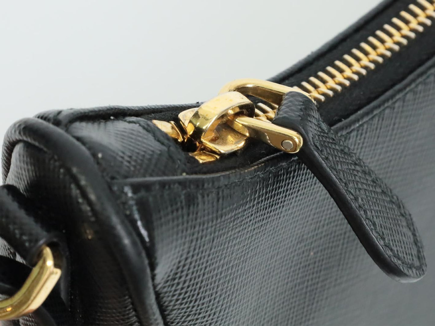 PRADA Saffiano Leather Shoulder Bag 1BH204