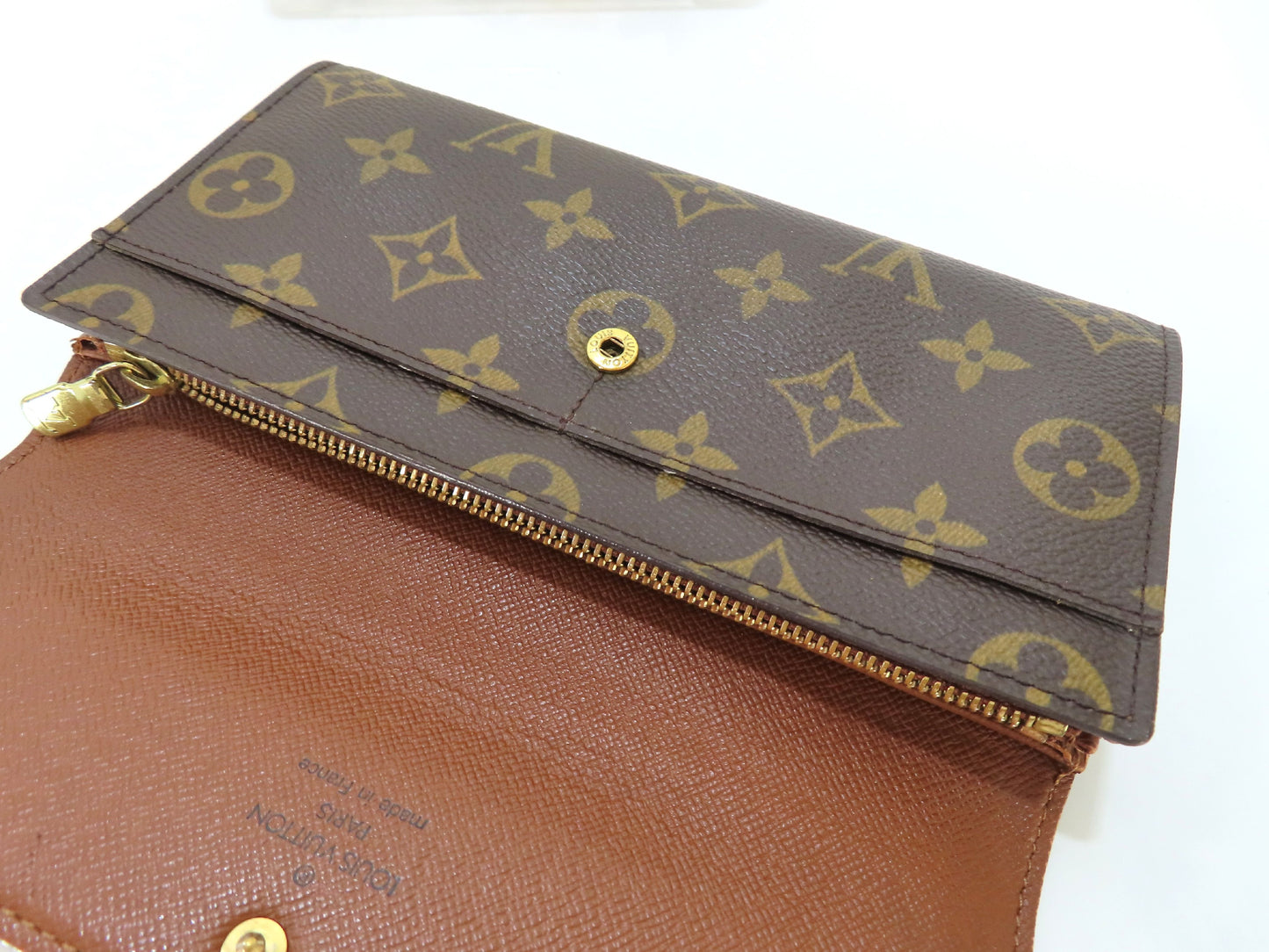 LOUIS VUITTON Monogram LV Monogram Pochette Mort Monet Credit M61726 MB0034 Wallet