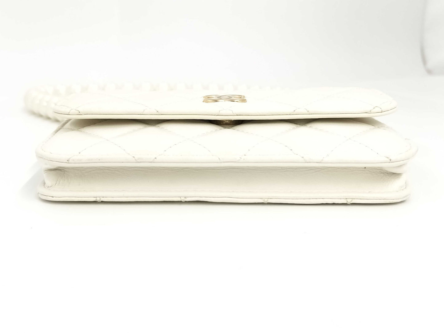 CHANEL Matelasse Pearl Lambskin Shoulder Bag, No. 30