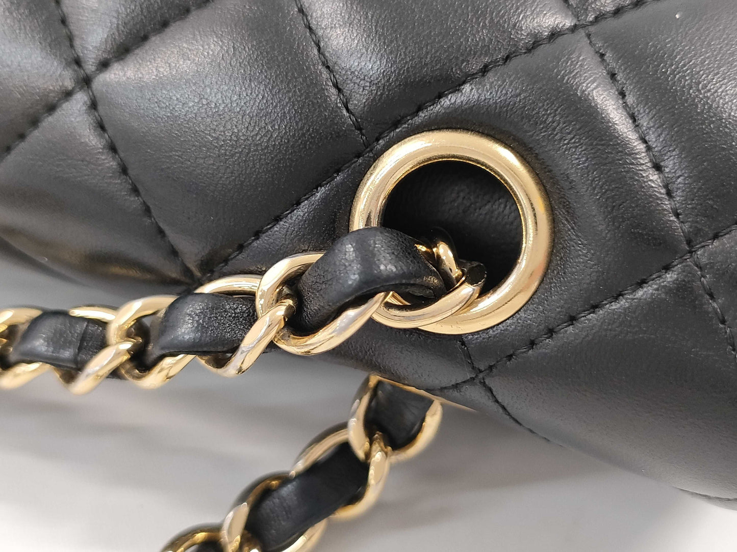 CHANEL Double Flap Matelasse Shoulder Bag with Seal