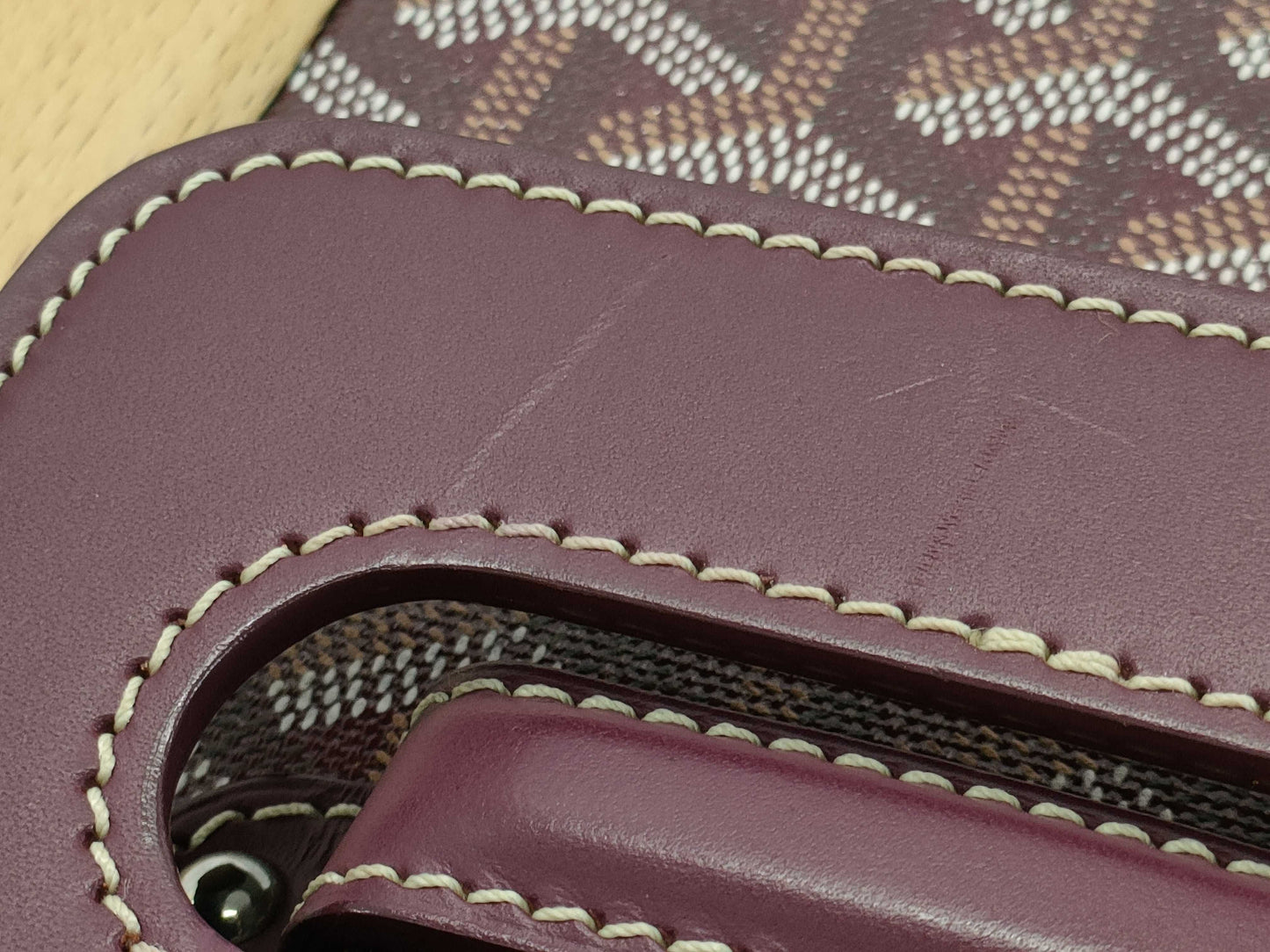 GOYARD Saigon GM Purple Handbag