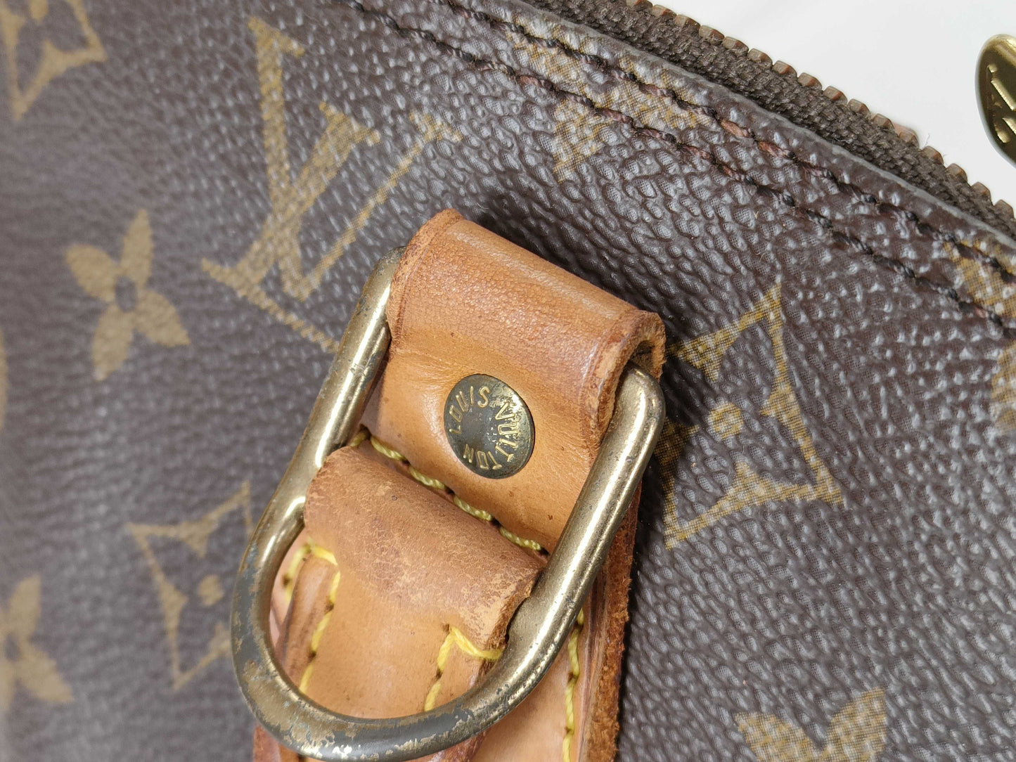 LOUIS VUITTON M 51130 Monogram Louis Vuitton M51130 Handbag Alma PM BA0965 Monogram Handbag
