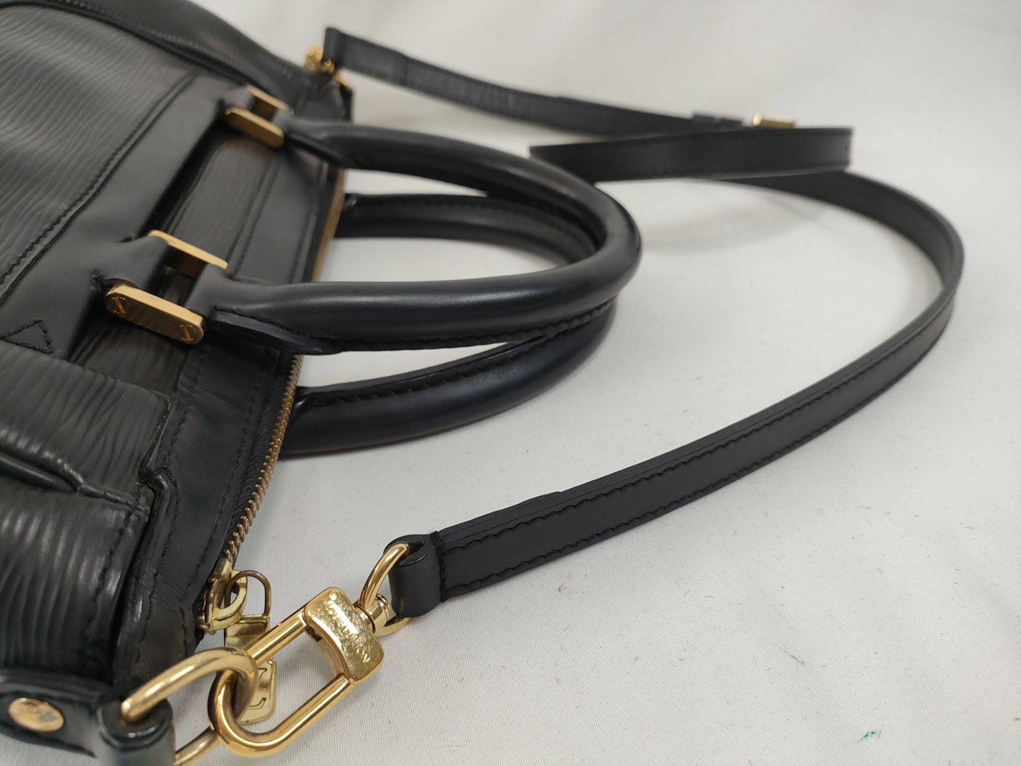 LOUIS VUITTON M 58912 Epi Leather Louis Vuitton M58912 Handbag Shoulder Bag Danura PM AR0034 Epi Leather Black Handbag