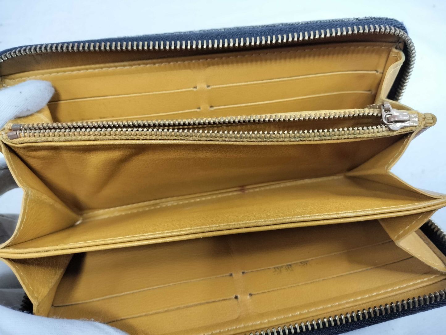 LOUIS VUITTON M95614 Monogram Denim Zippy Wallet Monogram Denim Wallet