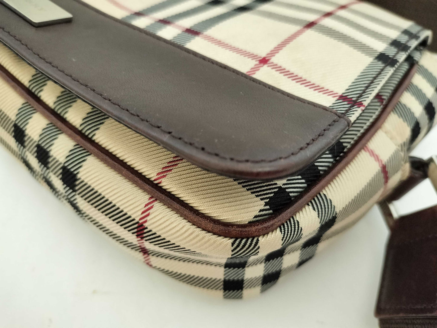 BURBERRY Check Shoulder Bag
