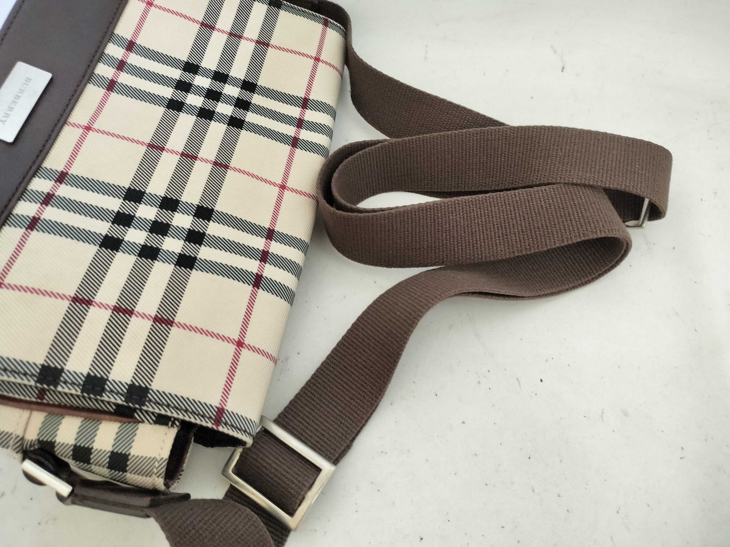BURBERRY Check Shoulder Bag
