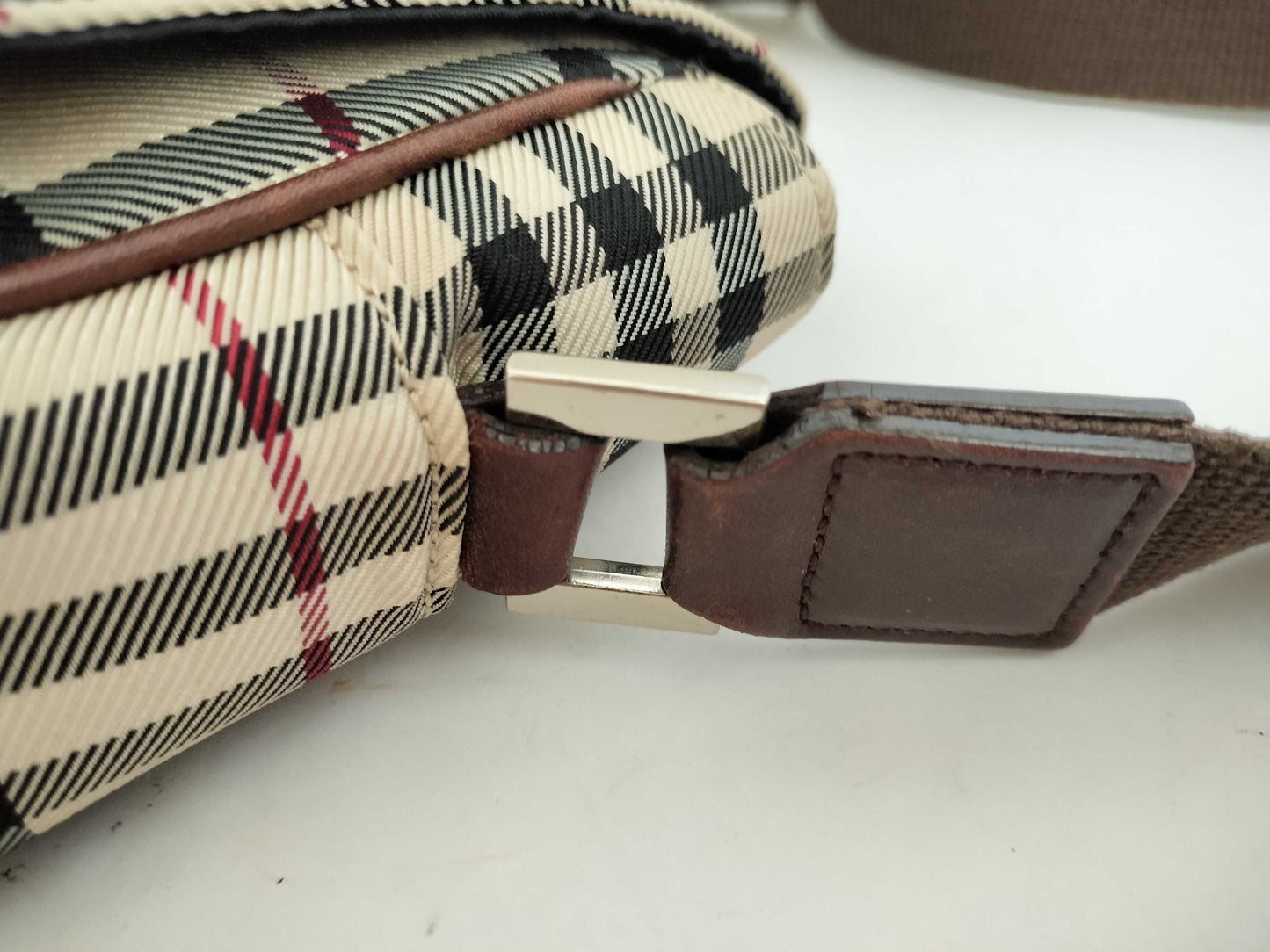 BURBERRY Check Shoulder Bag