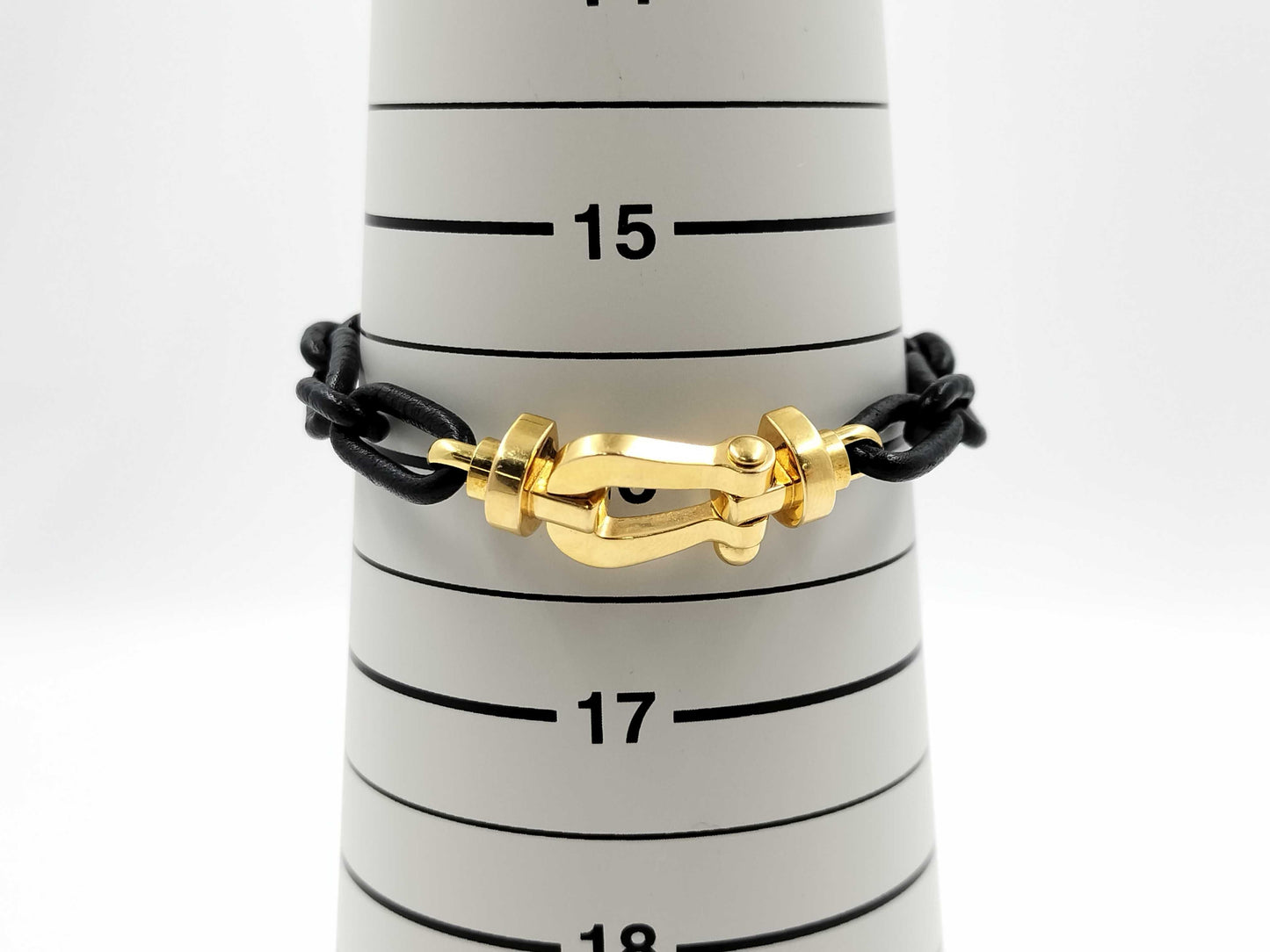 FRED Isetan Limited Force 10 Yellow Gold AU750 17.5g Bracelet/Bangle
