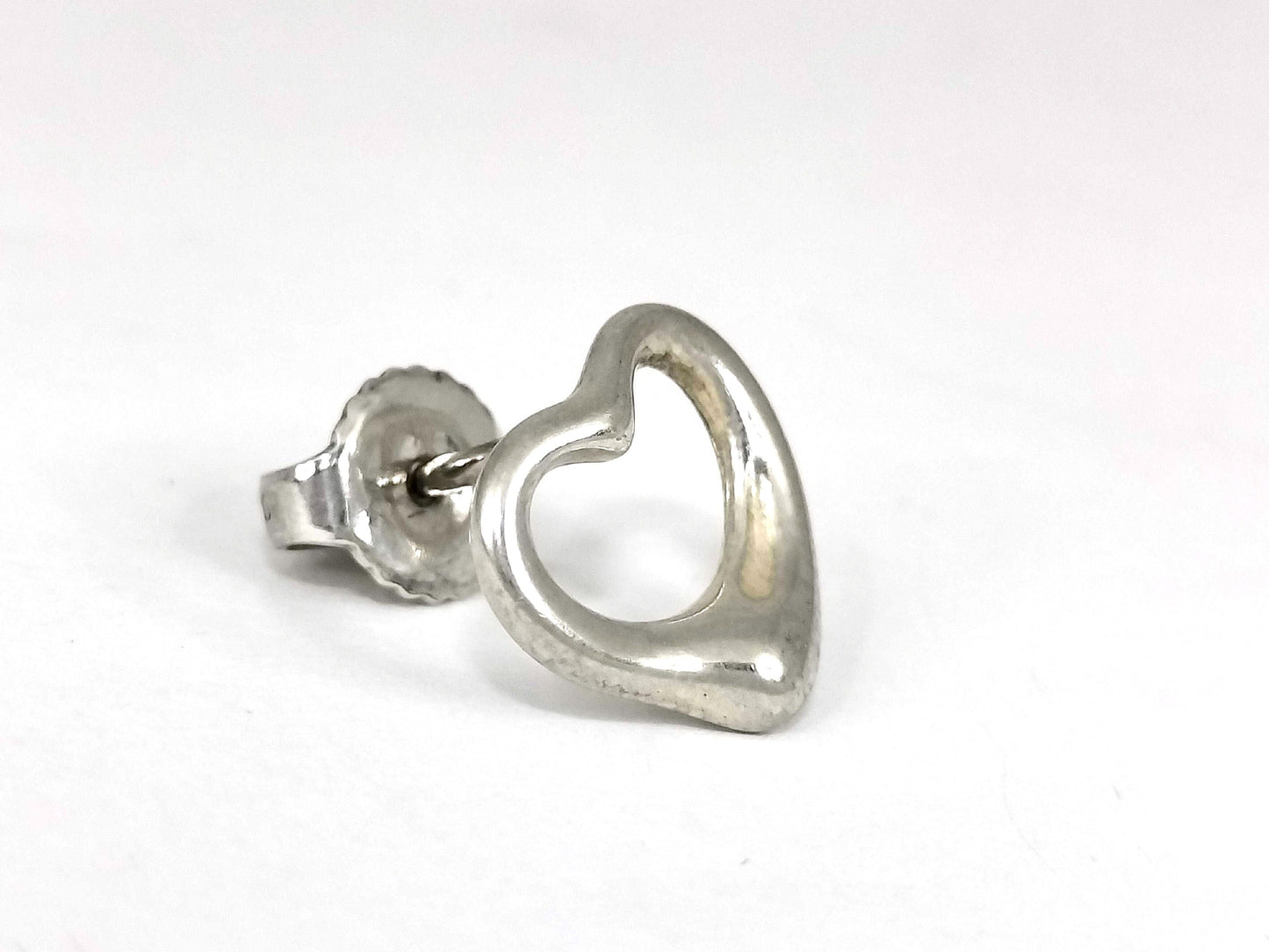 Tiffany & Co. Open Heart Earrings, 925