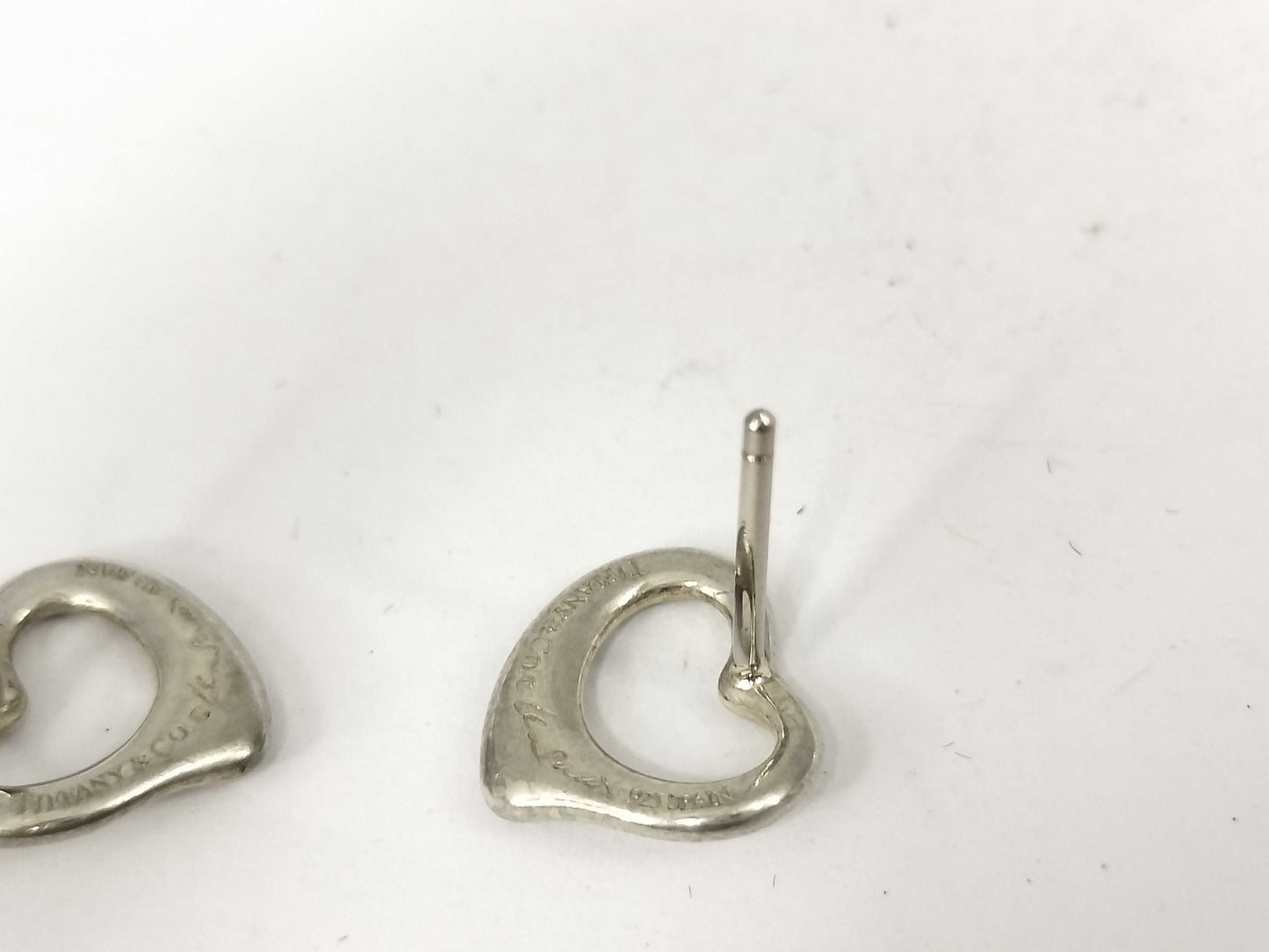 Tiffany & Co. Open Heart Earrings, 925