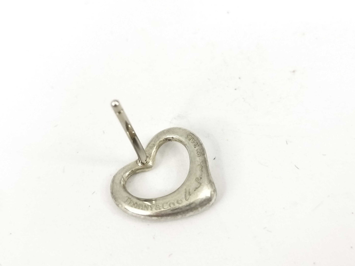 Tiffany & Co. Open Heart Earrings, 925