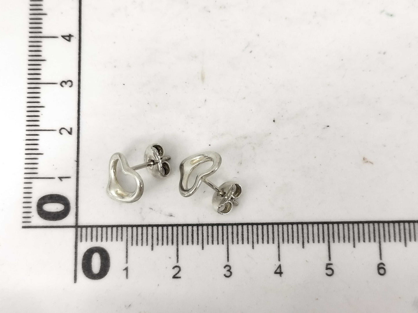 Tiffany & Co. Open Heart Earrings, 925