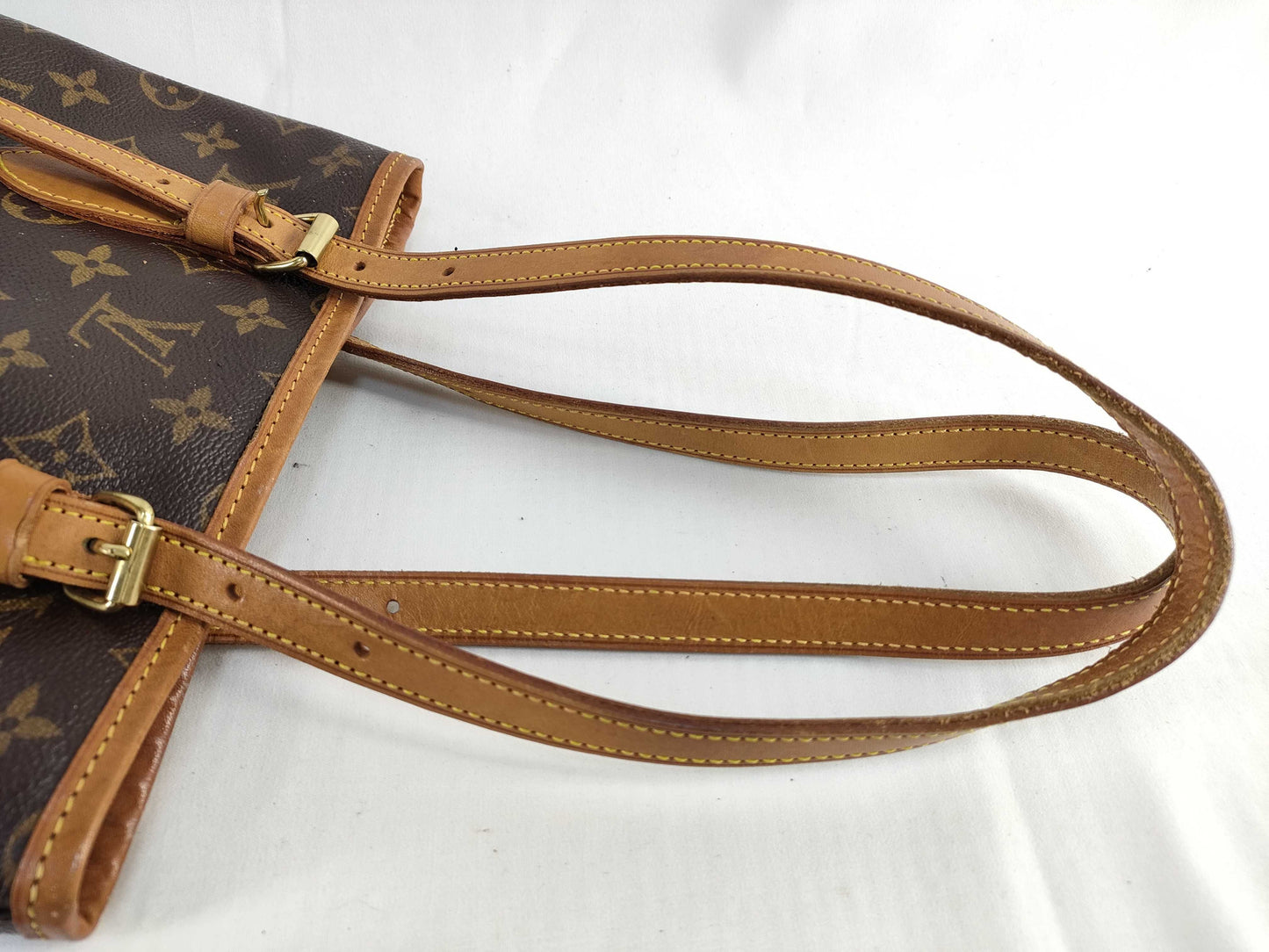 LOUIS VUITTON M42238 Monogram Bucket PM M42238 Monogram Handbag