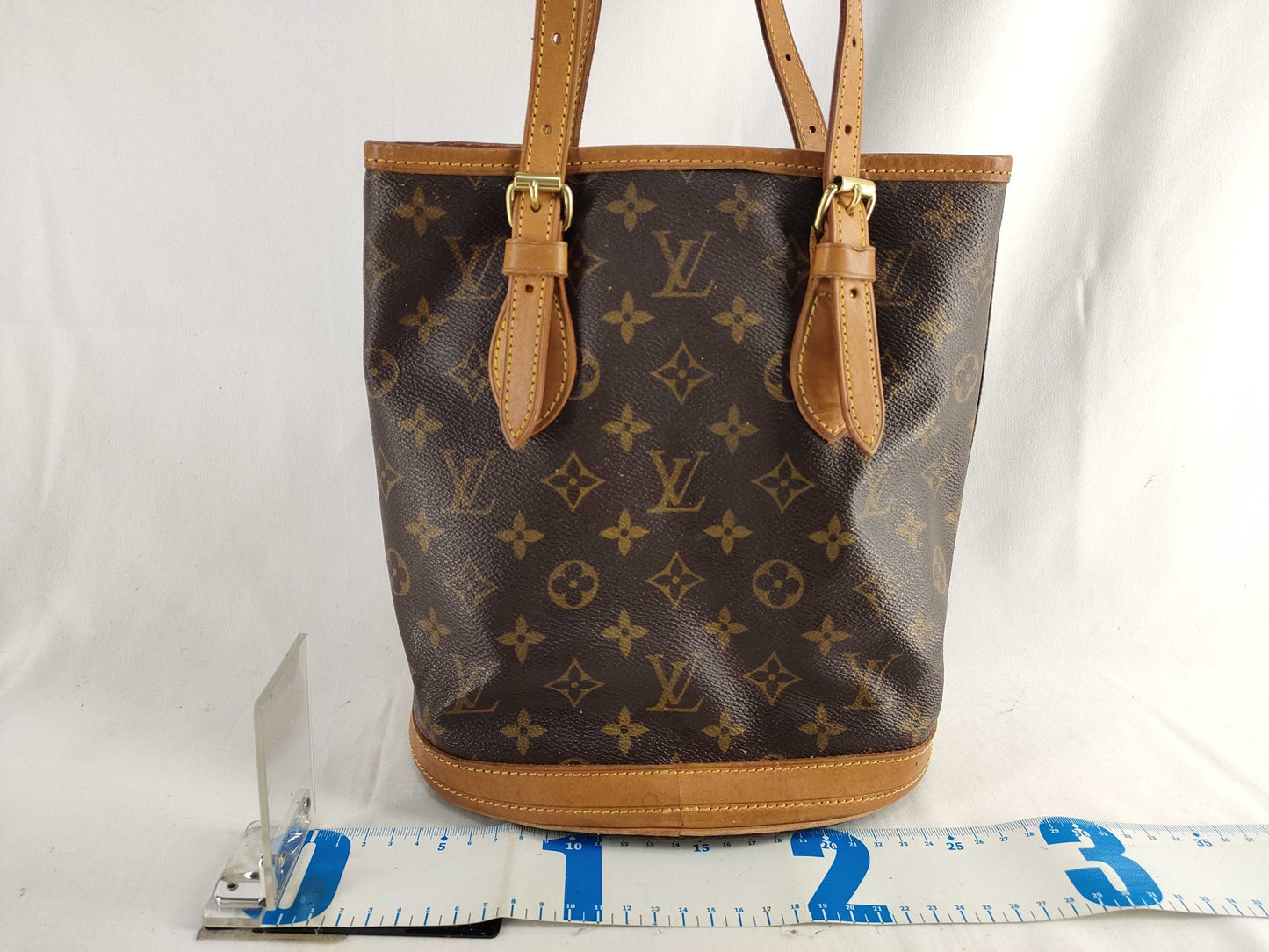 LOUIS VUITTON M42238 Monogram Bucket PM M42238 Monogram Handbag