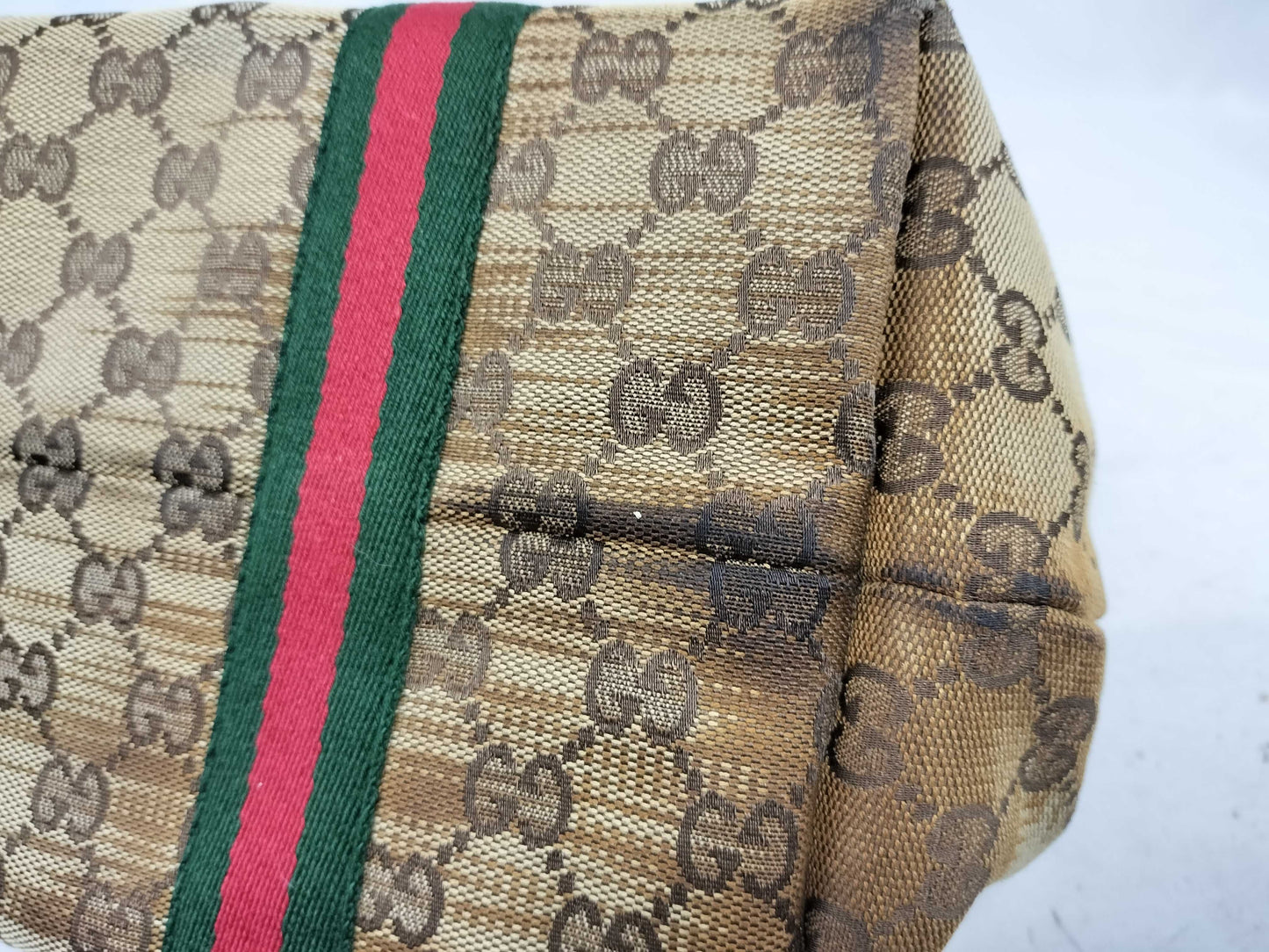GUCCI GG Canvas Tote Bag 139260 Sherry Line Tote Bag