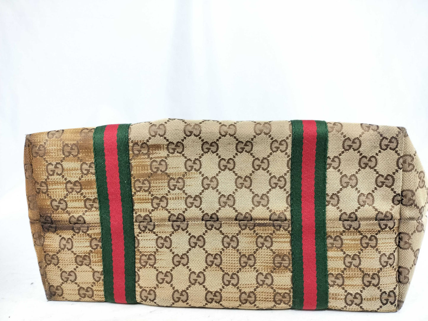 GUCCI GG Canvas Tote Bag 139260 Sherry Line Tote Bag