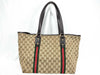 GUCCI GG Canvas Tote Bag 139260 Sherry Line Tote Bag