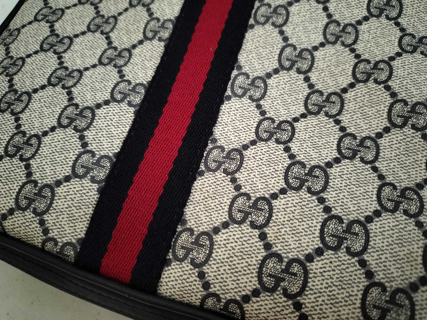 GUCCI Webbing Second Bag Sherry Line Pouch