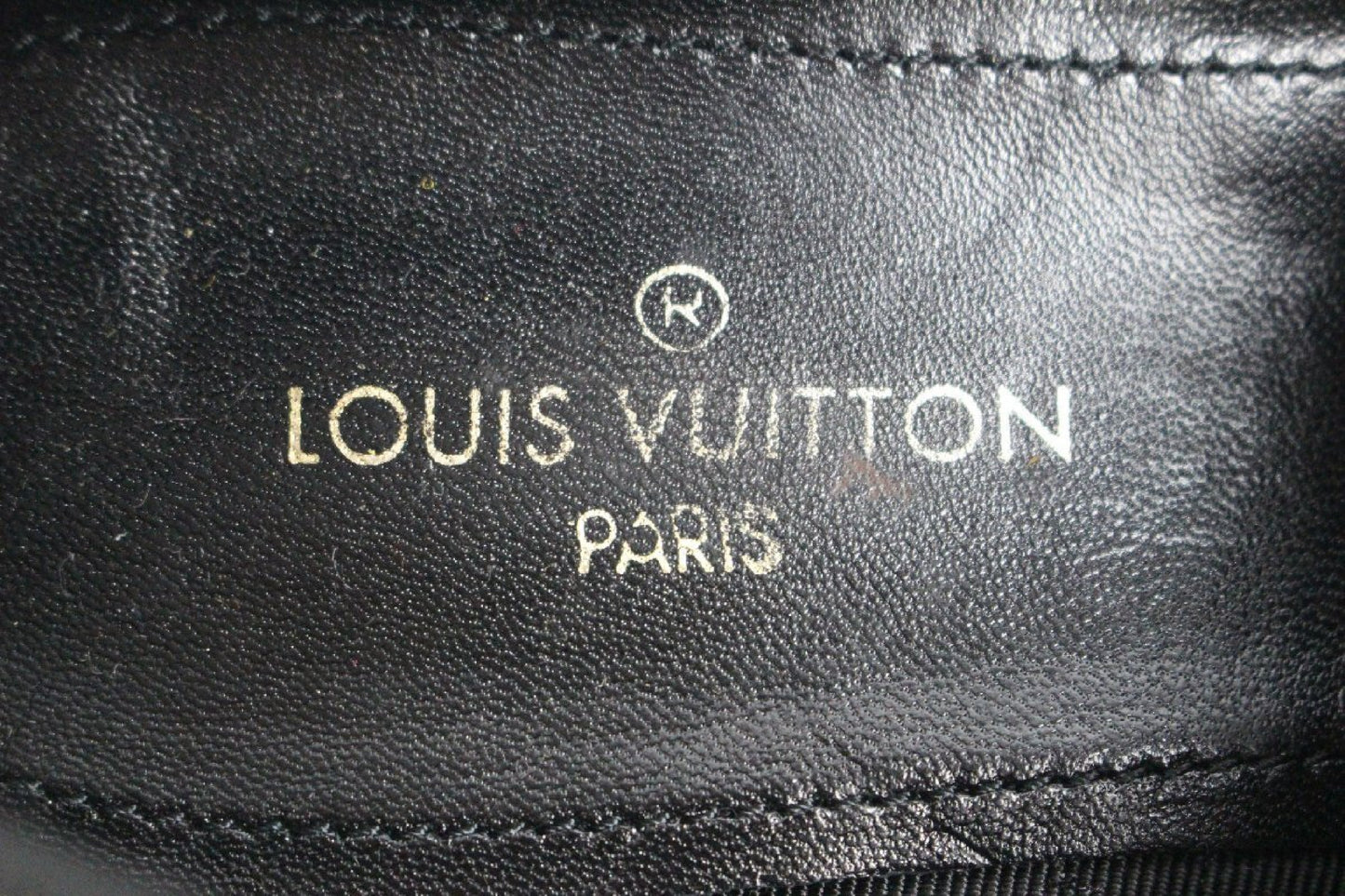 LOUIS VUITTON Louis Vuitton Big Logo Opera Shoes Men's Size 6 Loafers