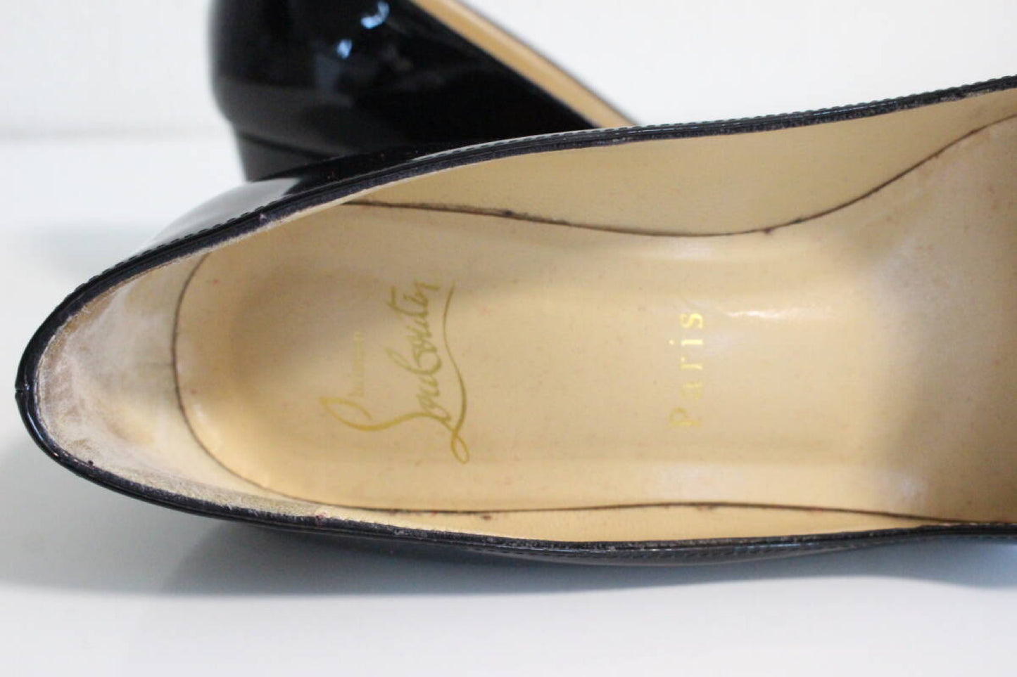 Christian Louboutin Studded Pumps, Black, Size 36