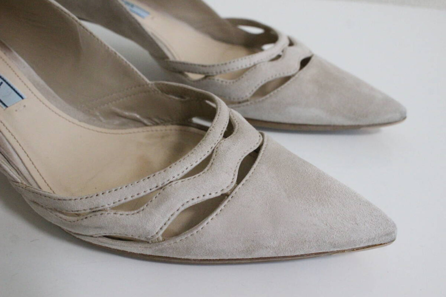 PRADA Prada Suede Pumps Size 38