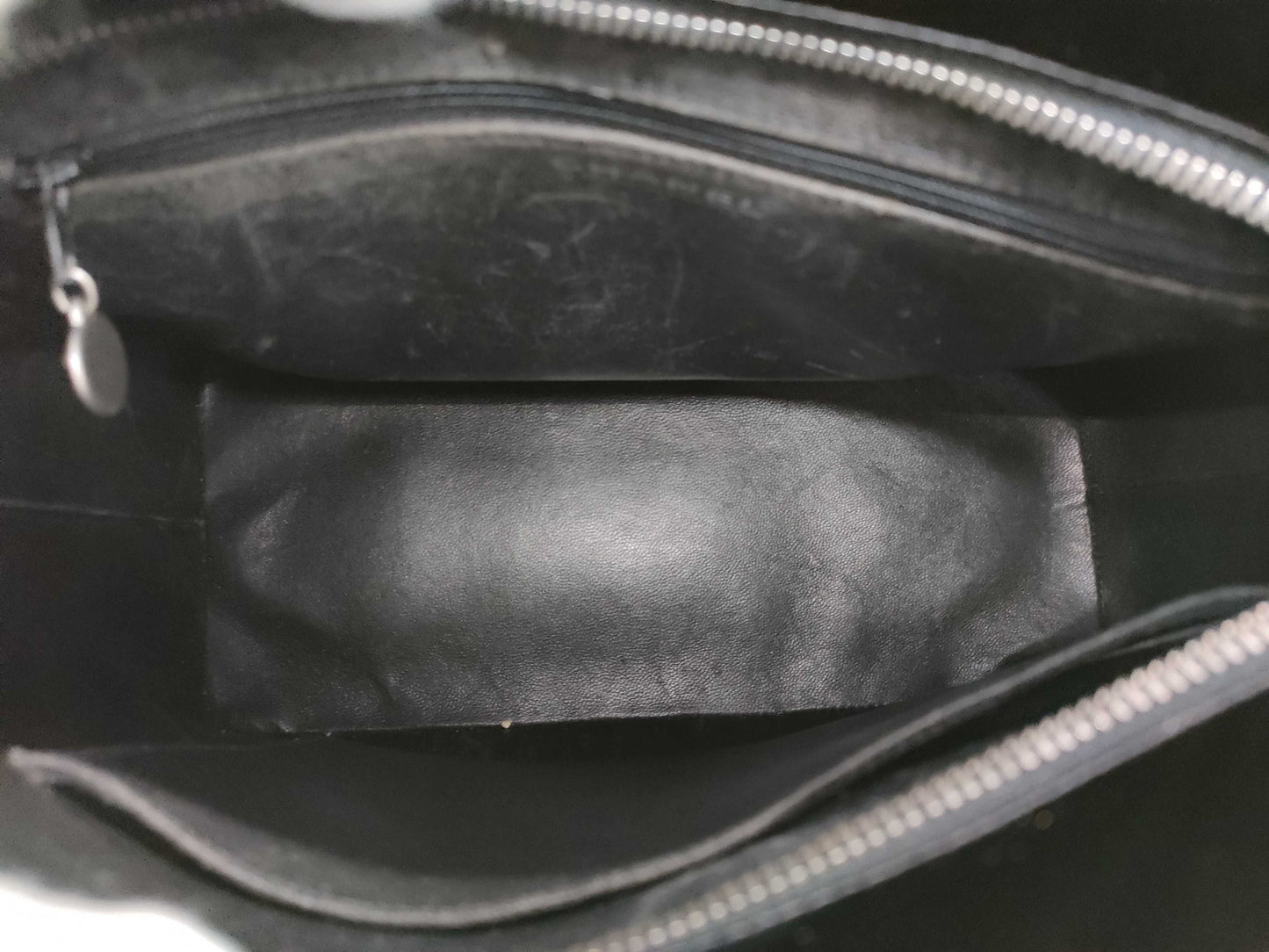 CHANEL Reprint Tote Bag Enamel/Black