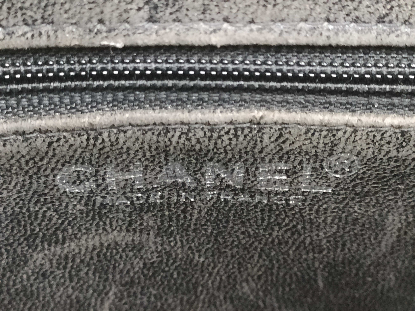 CHANEL Reprint Tote Bag Enamel/Black
