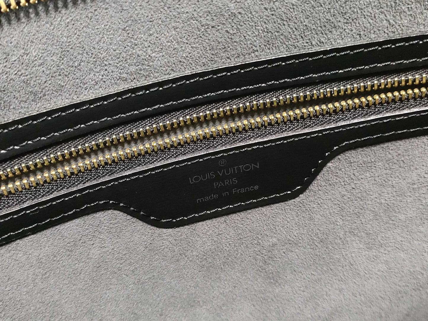 LOUIS VUITTON Epi Saint-Jacques Shopping Black Tote Bag