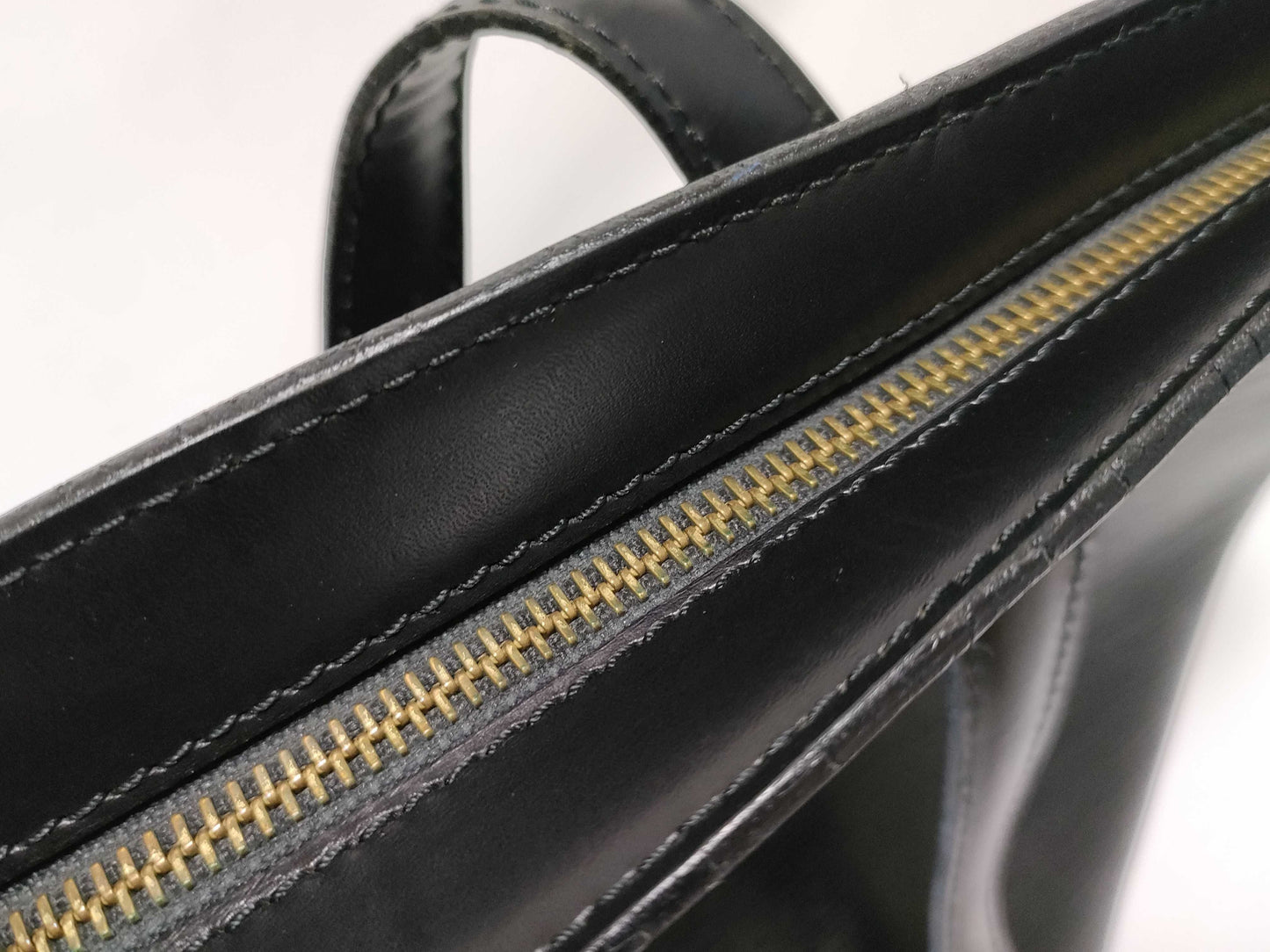 LOUIS VUITTON Epi Saint-Jacques Shopping Black Tote Bag