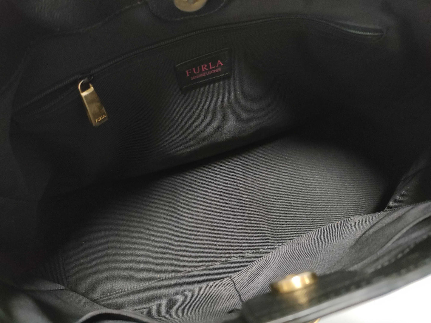 FURLA Black Shoulder Bag Tote Bag