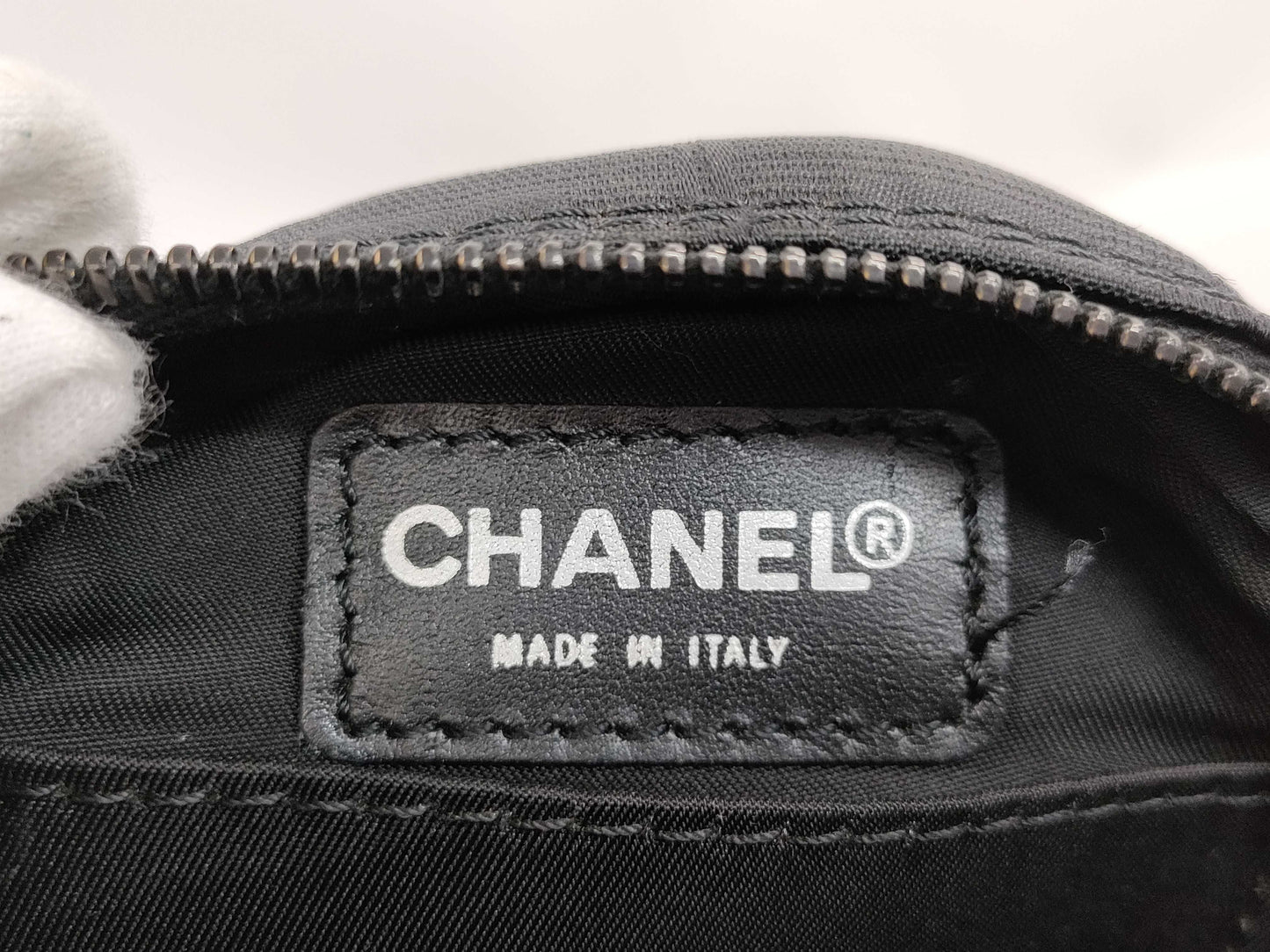 CHANEL New Travel Line Pouch Black Pouch