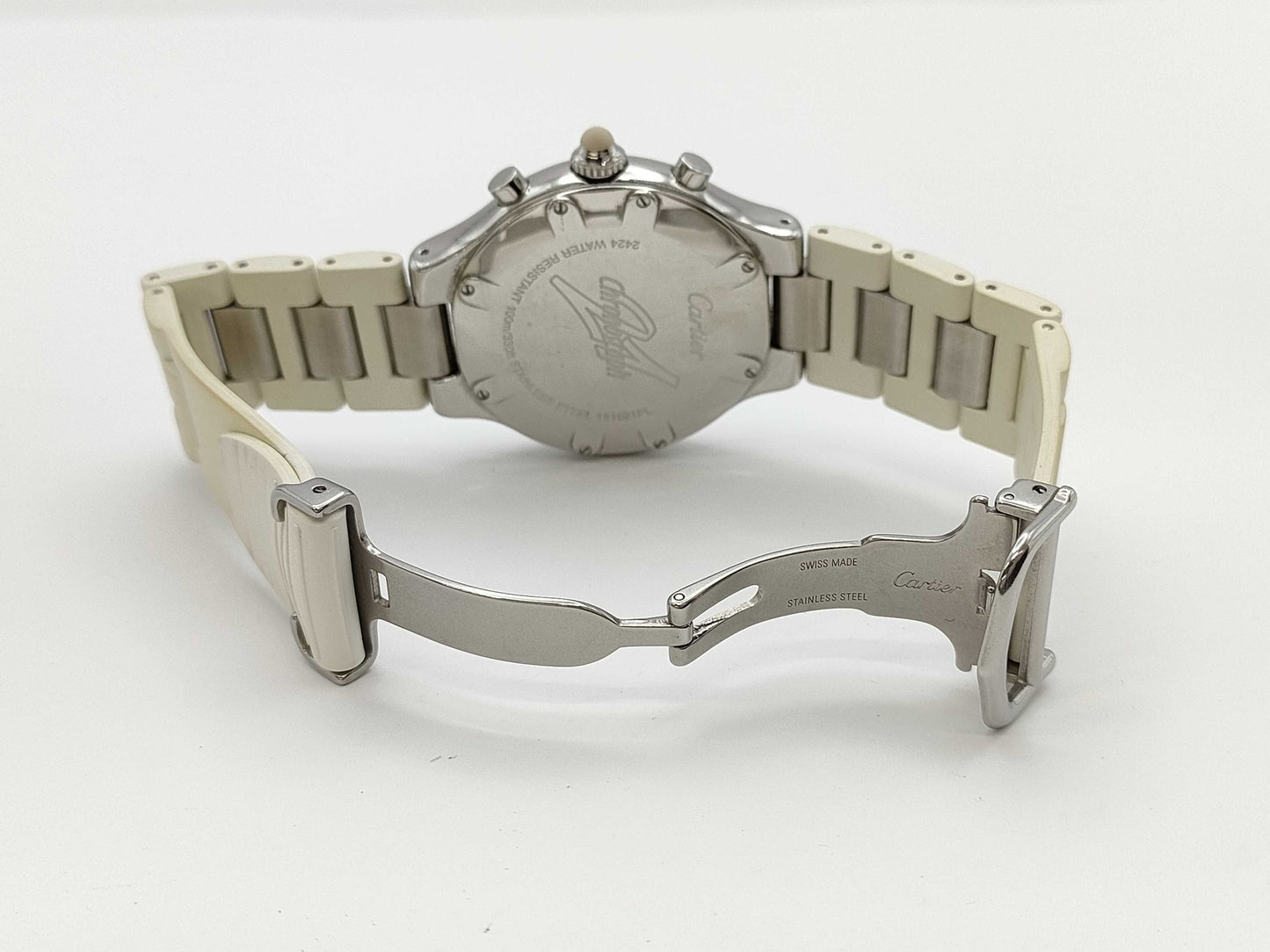Cartier 21 Chronoscaph LM W10184U2 2424 131621PL Quartz Men's Watch