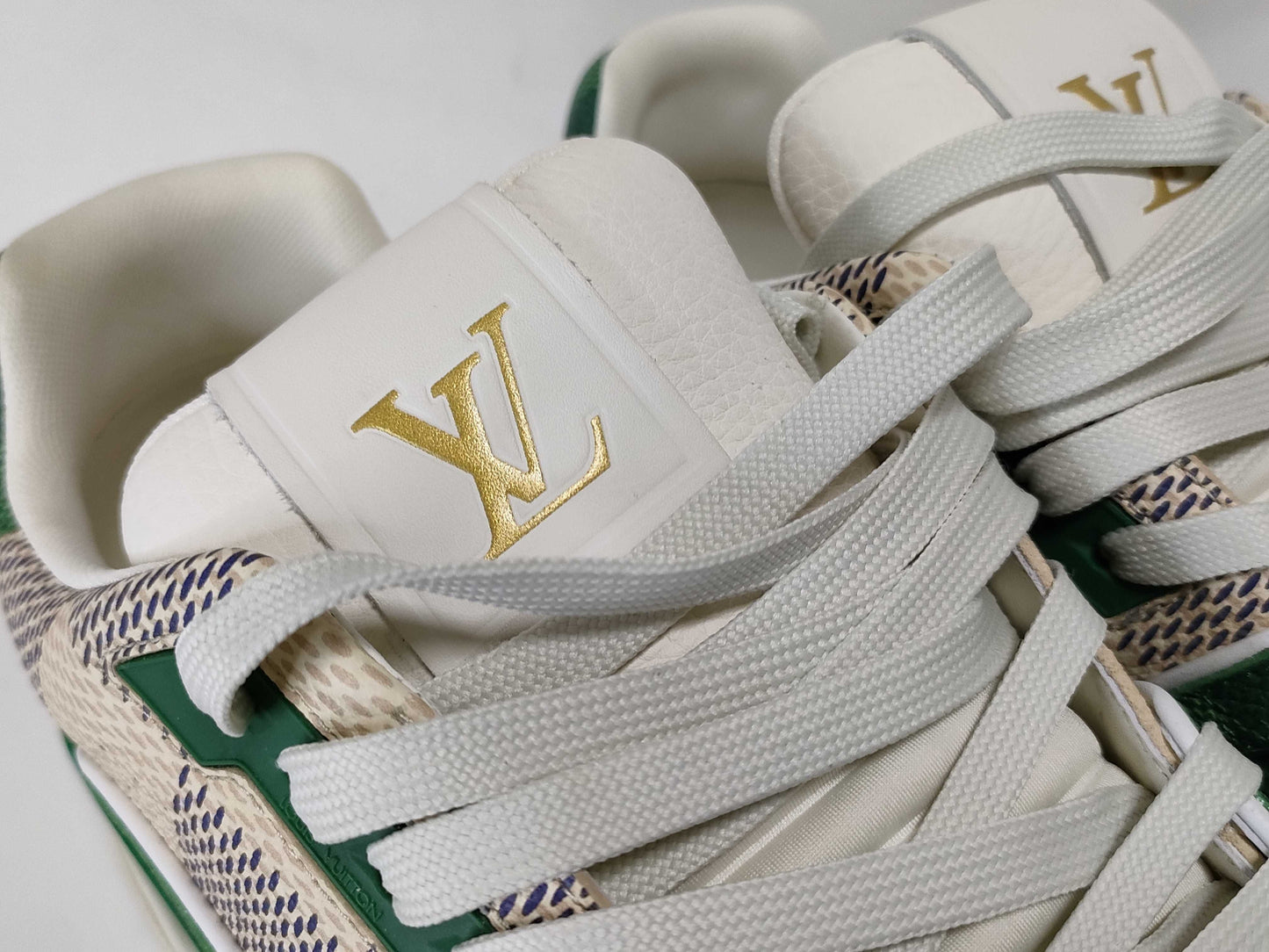 LOUIS VUITTON 1AC58C LV Trainer Line #54 Damier Size 8.5 Sneakers