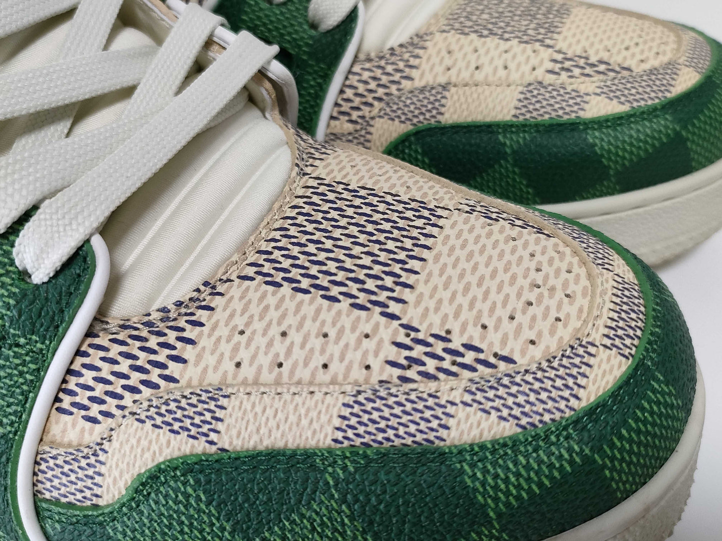 LOUIS VUITTON 1AC58C LV Trainer Line #54 Damier Size 8.5 Sneakers