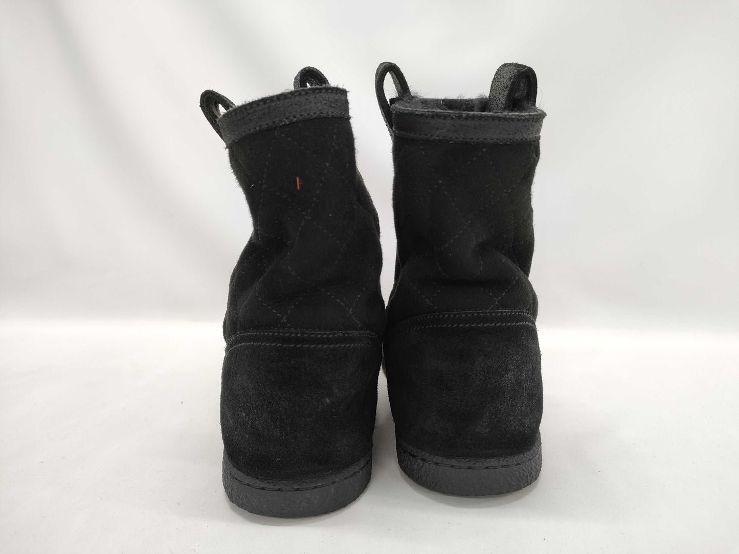CHANEL Matelasse Mouton Boots #38 Other Shoes