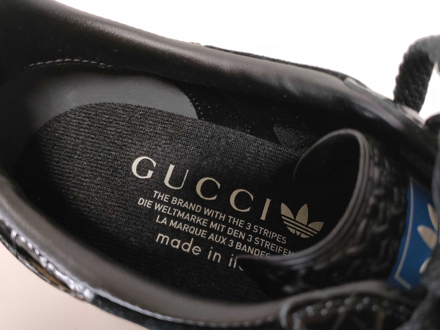 GUCCI x Adidas Gazelle Wedge Sneakers, Size 36.5