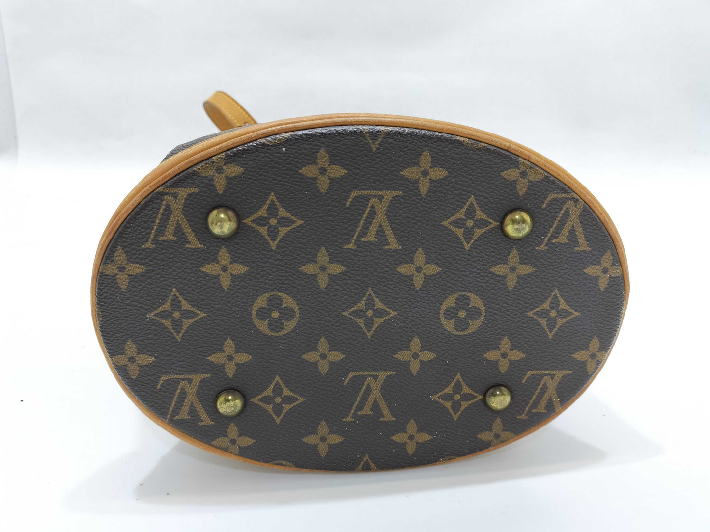 LOUIS VUITTON M42238 Monogram Bucket PM Tote Bag with Pouch M42238