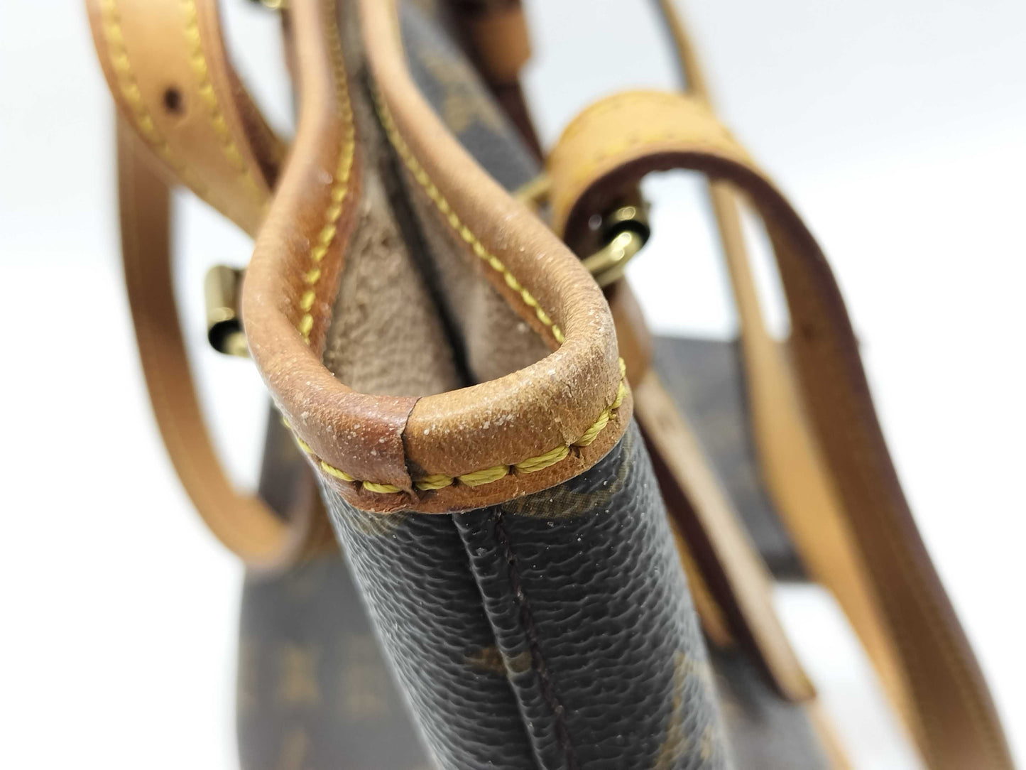 LOUIS VUITTON M42238 Monogram Bucket PM Tote Bag with Pouch M42238