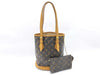 LOUIS VUITTON M42238 Monogram Bucket PM Tote Bag with Pouch M42238
