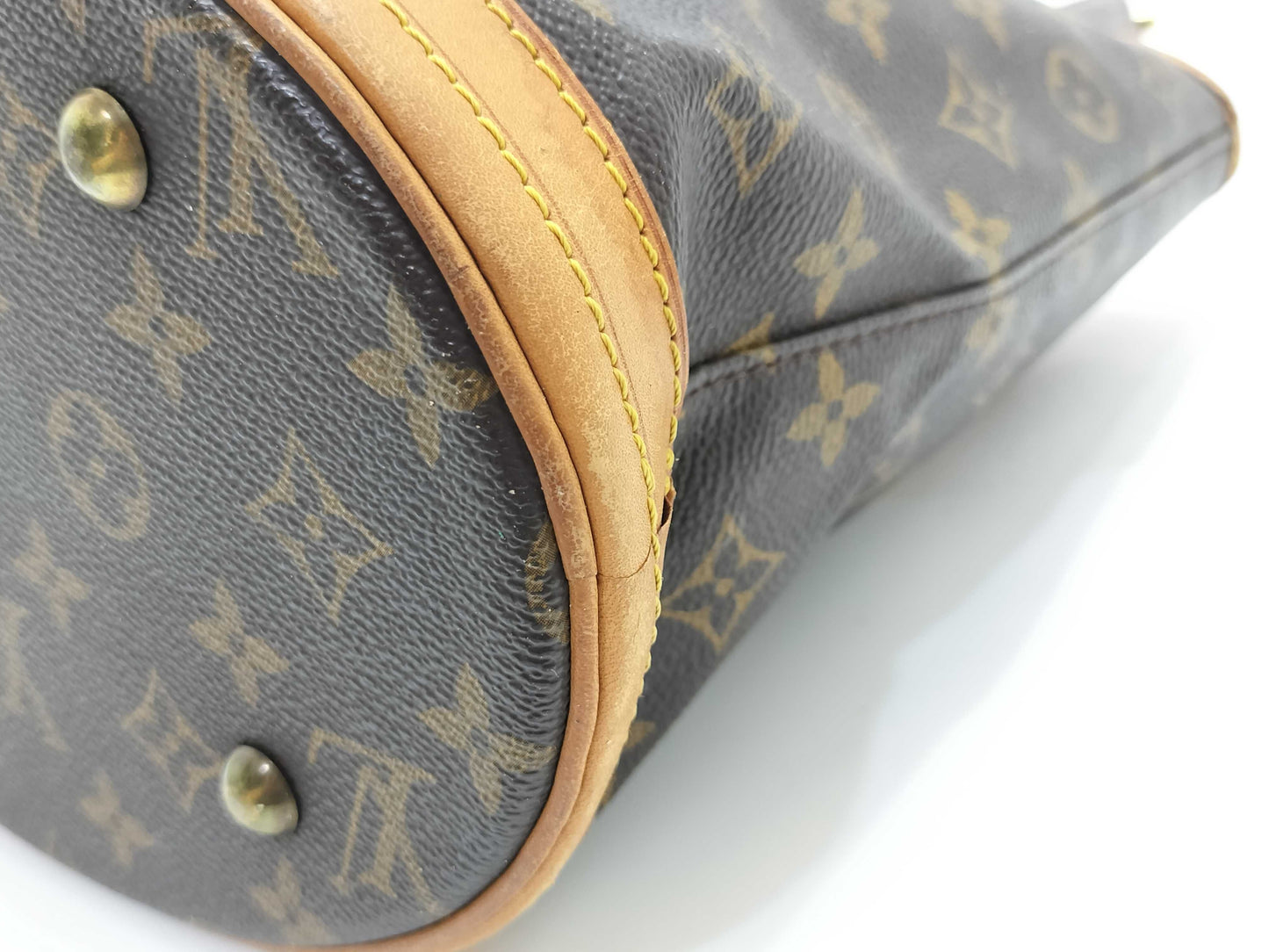 LOUIS VUITTON M42238 Monogram Bucket PM Tote Bag with Pouch M42238