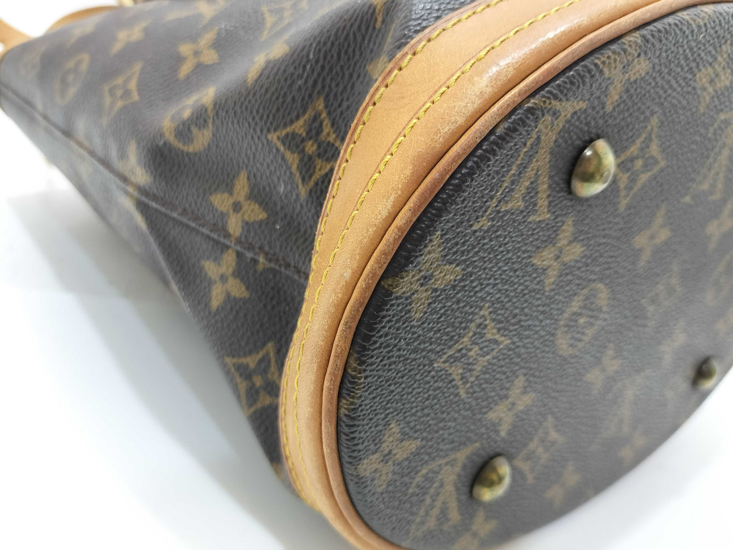 LOUIS VUITTON M42238 Monogram Bucket PM Tote Bag with Pouch M42238