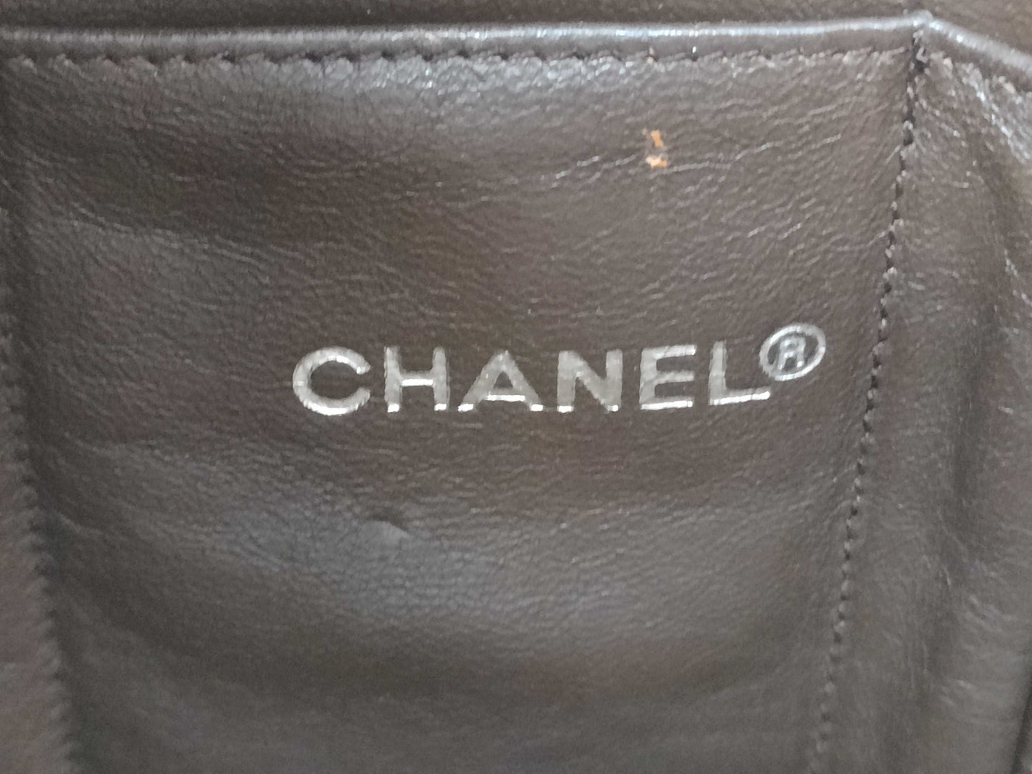 CHANEL Crocodile Chain Shoulder Bag with Seal