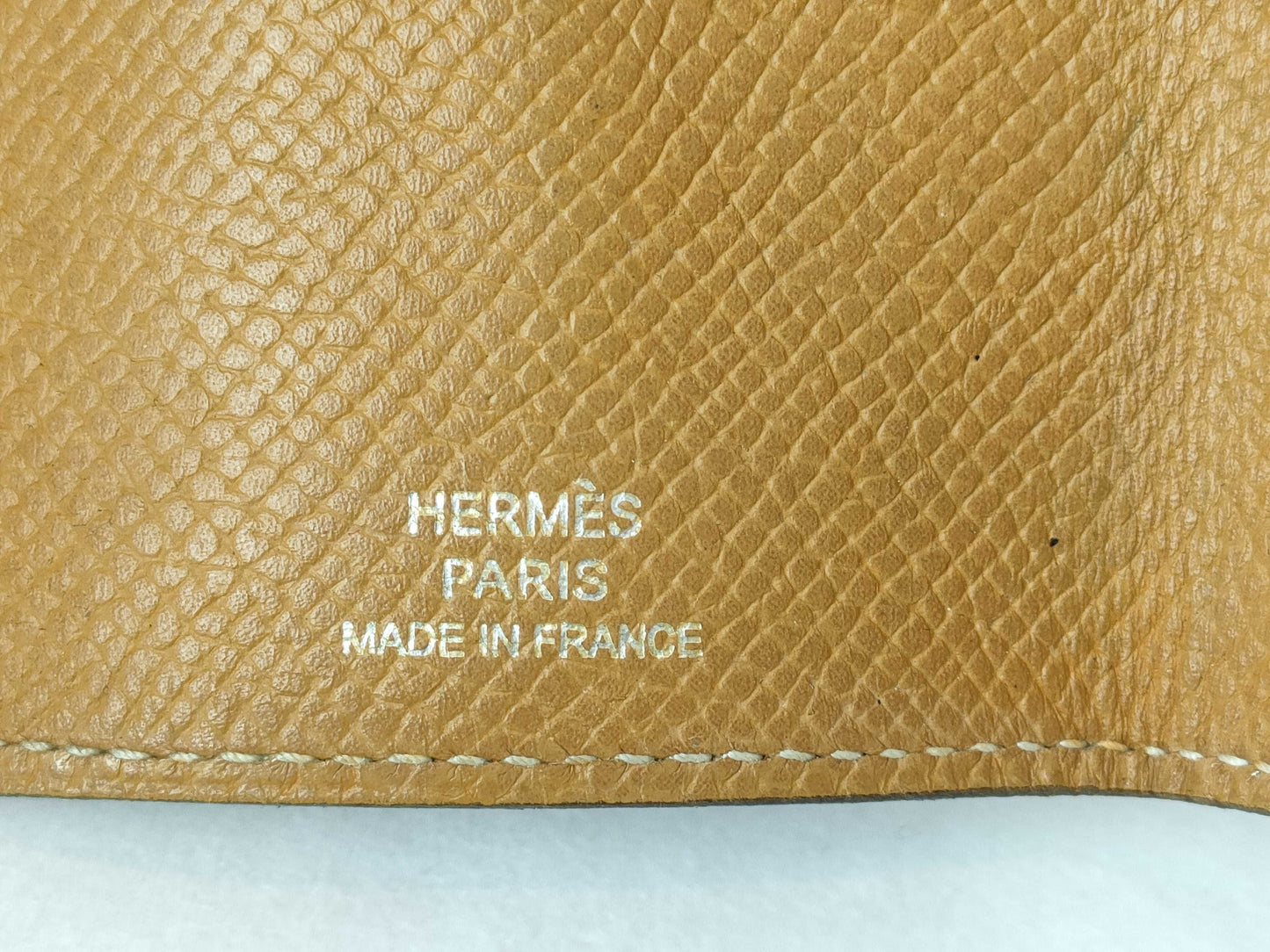 HERMES Bearn Bearn 4-Key Case Epson Blue Jean Two-Tone Large Key Case/Key Holder